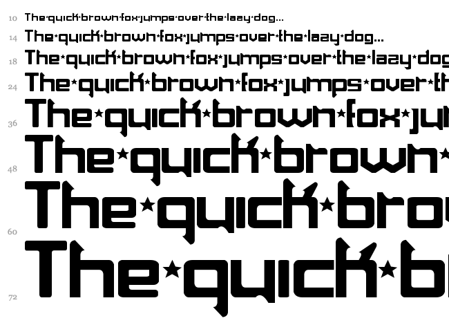 Maquina Pneumatica font waterfall